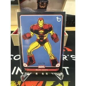 2026 Topps Marvel Brooklyn Collection Base #9 Iron Man 12/75 Black